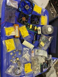 Electronics spares: Arduino, LEDs, Lenses, Heat Sinks, LED Drivers, Fans, Resistors etc.